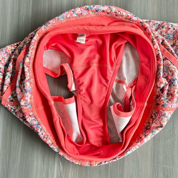 Lululemon Run: Speed Short *4-way Stretch Prism Petal Multi / Atomic Red… - Picture 10 of 13